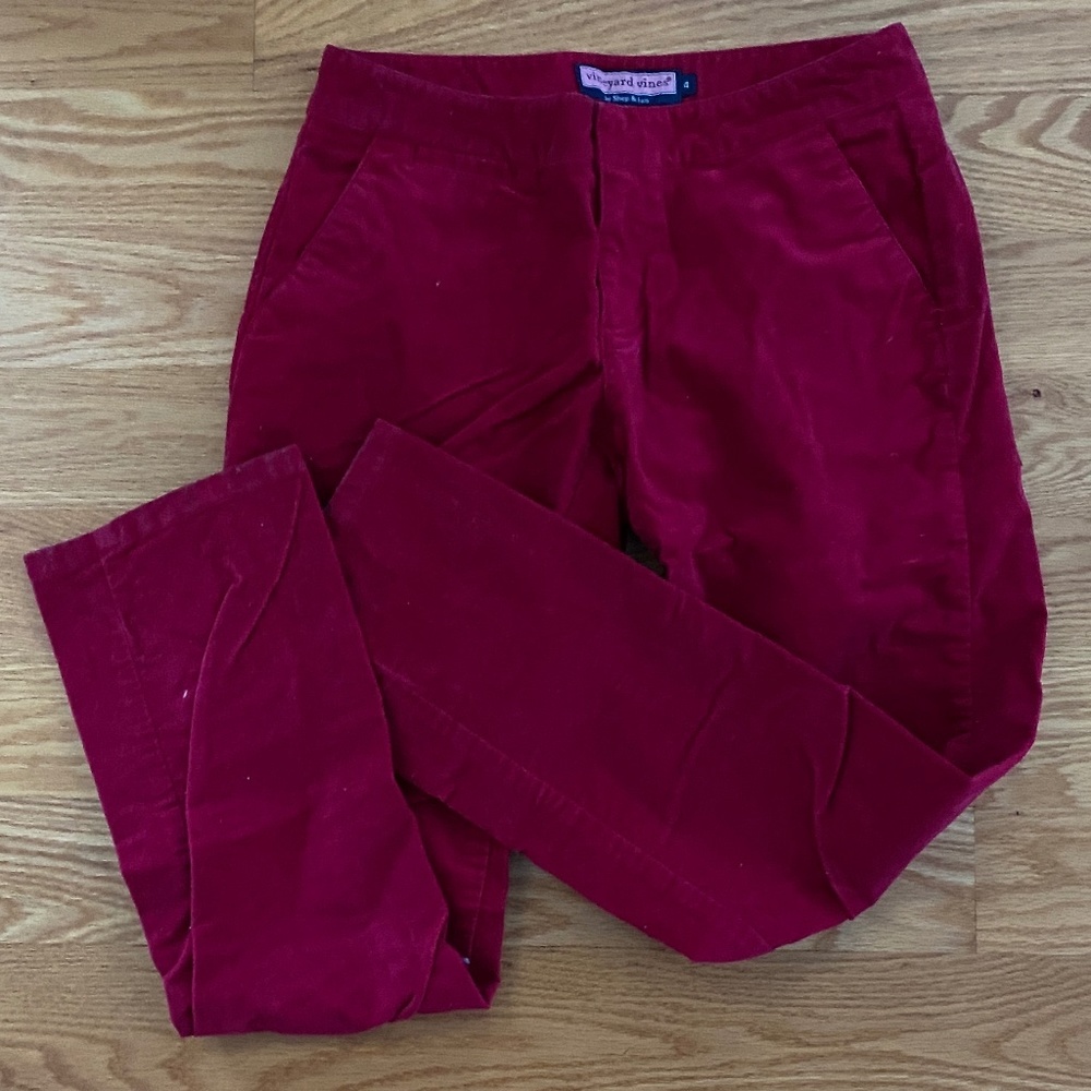 Vineyard Vines Velvet Pants (4)